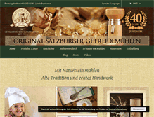 Tablet Screenshot of getreidemuehle.com